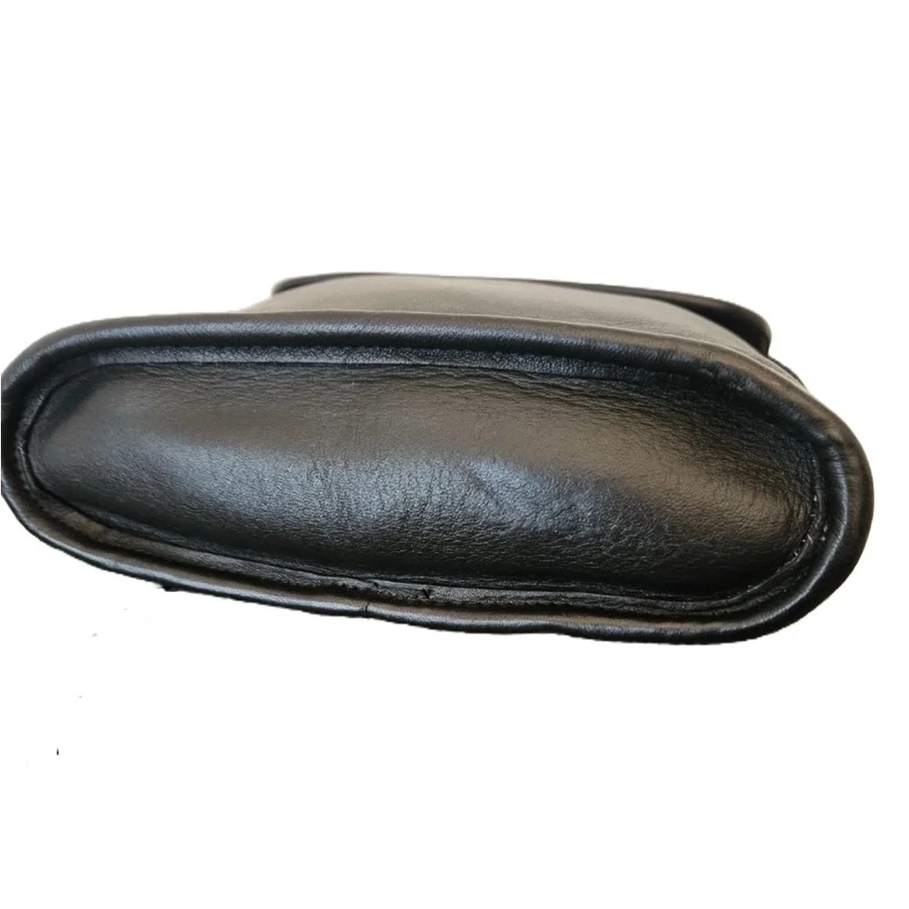 😊SOLD😊 Coach Vintage Tango Flap Black Leather with Nickel Hardware - Picture 9 of 13